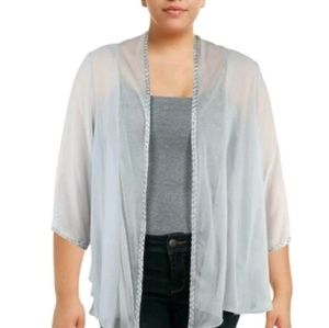 CHIFFON Duster / kimono Gray